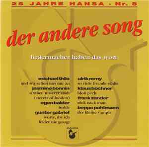 Various - 25 Jahre Hansa - Nr.8 - Der Andere Song - Liedermacher Haben Das  ...