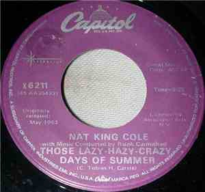 Nat King Cole - Those Lazy-Hazy-Crazy Days Of Summer