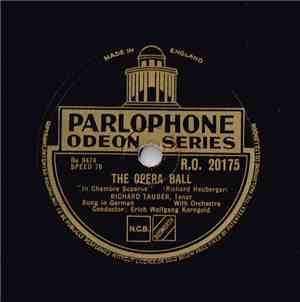 Richard Tauber - The Opera Ball / Merry Widow - Waltz Song