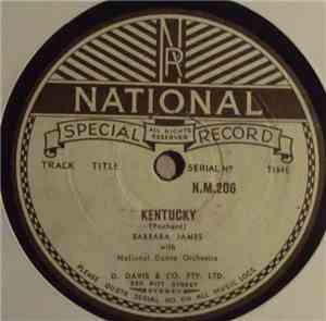 Barbara James With National Dance Orchestra  - Kentucky / You Are My Fav'ri ...