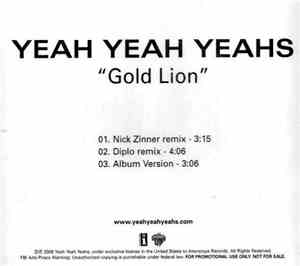 Yeah Yeah Yeahs - Gold Lion