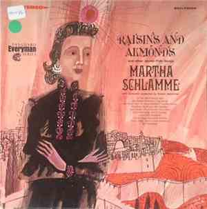 Martha Schlamme - Raisins And Almonds And Other Jewish Folk Songs