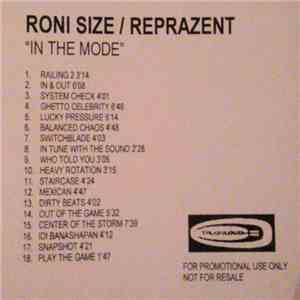 Roni Size / Reprazent - In The Mode