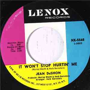 Jean DuShon - It Won't Stop Hurtin' Me / Look The Other Way
