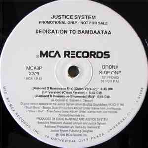Justice System - Dedication To Bambaataa