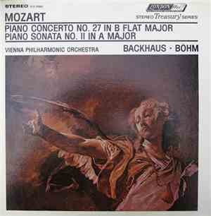 Mozart - Wilhelm Backhaus With The Vienna Philharmonic Orchestra Conducted  ...