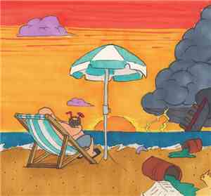 Der Ralle - Am Strand