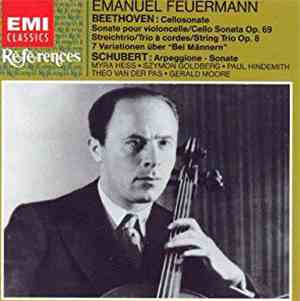 Emanuel Feuermann, Beethoven, Schubert, Myra Hess, Szymon Goldberg, Paul Hi ...