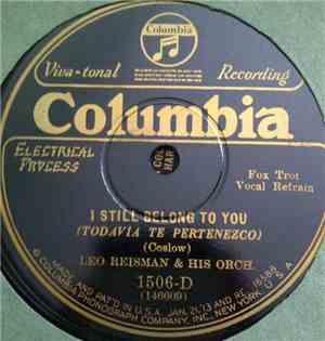 Leo Reisman & His Orch. - I Still Belong To You / Old Man Sunshine Little B ...