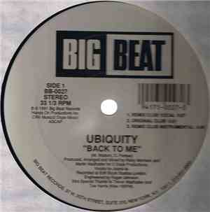 Ubiquity  - Back To Me