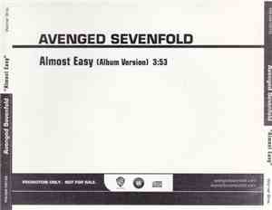 Avenged Sevenfold - Almost Easy