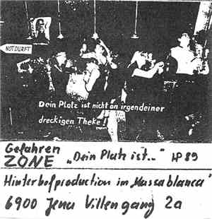 Gefahrenzone - Dein Platz Ist Nicht An Irgendeiner Dreckigen Theke!