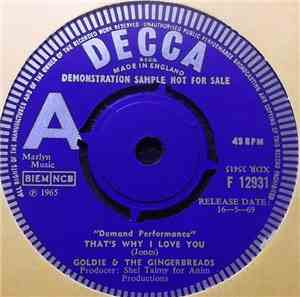 Goldie & The Gingerbreads - That's Why I Love You / Can't You Hear My Heart ...