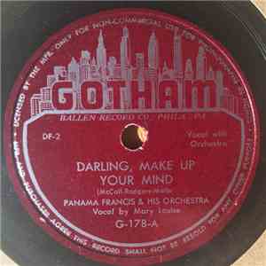 Panama Francis & His Orchestra - Darling, Make Up Your Mind / Stompin' With ...