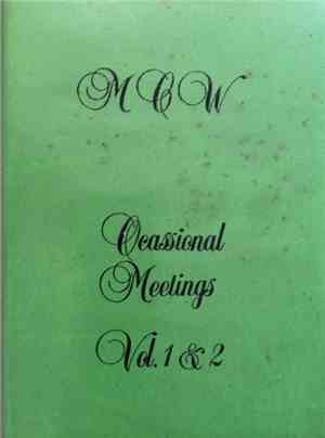 MCW  - Ocassional Meetings Vol.1 & 2
