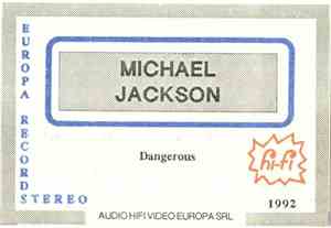 Michael Jackson - Dangerous