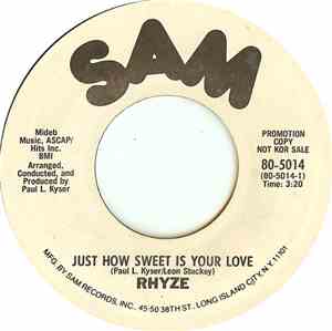 Rhyze - Just How Sweet Is Your Love / I Found Love In You