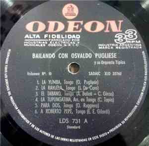 Osvaldo Pugliese Y Su Orquesta Típica - Bailando Con Osvaldo Pugliese Y Su  ...