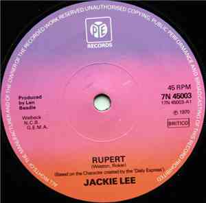 Jackie Lee  - Rupert