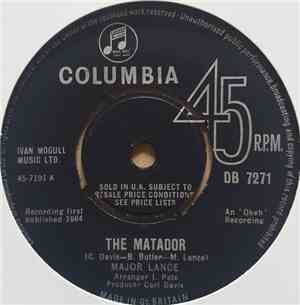 Major Lance - The Matador / Gonna Get Married