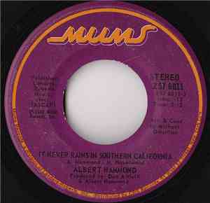 Albert Hammond - It Never Rains In Southern California