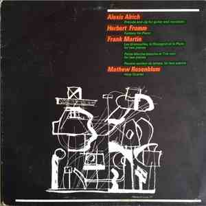 Alexis Alrich, Herbert Fromm, Frank Martin , Mathew Rosenblum - Aldrich / F ...