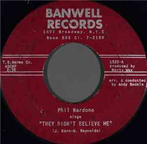 Phil Nardone - They Didn't Believe Me