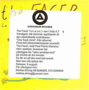 The Facer - La La La ( I Can't Help It)