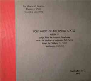 Various - Folk Music Of The United States Album VI (Songs From The Iroquois ...