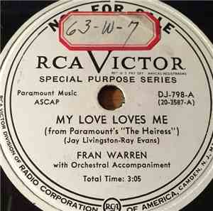 Fran Warren - My Love Loves Me / This Is Where Love Walks Out