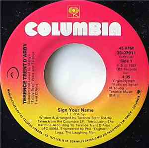 Terence Trent D'Arby - Sign Your Name