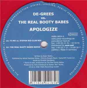 De-Grees Vs. The Real Booty Babes - Apologize