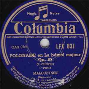 F. Chopin / Malcuzynski - Polonaise En La Bémol Majeur, Op. 53