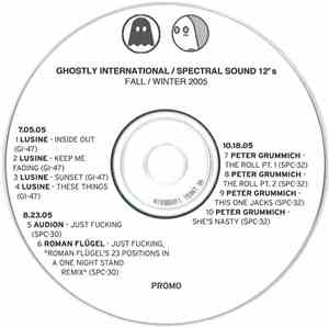 L'usine / Audion / Peter Grummich - Ghostly International / Spectral Sound  ...
