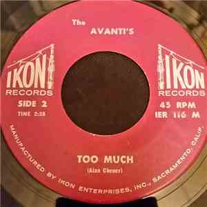 The Avanti's - Mid-Night Blues / Too Much