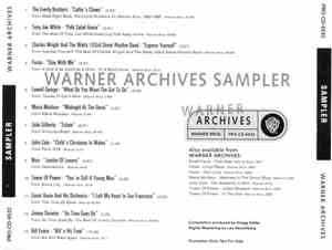 Various - Warner Archives Sampler