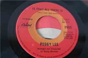 Peggy Lee - Is That All There Is