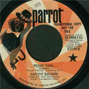 Savoy Brown - Poor Girl