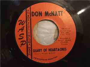 Don McNatt - Dirary Of Heartaches / Foggy River