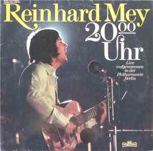 Reinhard Mey - 20.00 Uhr