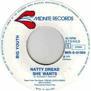Big Youth - Natty Dread She Wants / Marcus Garvey Dread