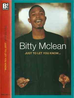 Bitty Mclean - Just To Let You Know...