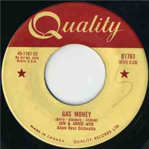 Jan & Arnie With Adam Ross Orchestra - Gas Money / Bonnie Lou