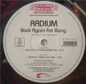 Radium  - Back Again For Bang