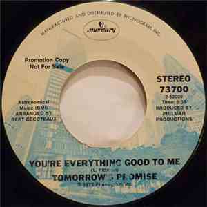 Tomorrow's Promise - You're Everything Good To Me / Should I Follow My Hear ...