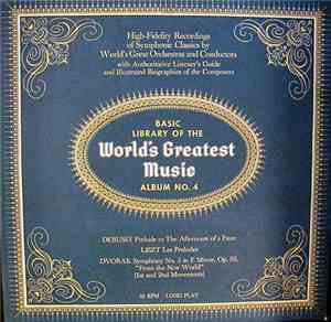 Debussy, Liszt, Dvorak - Basic Library Of The World's Greatest Music - Albu ...