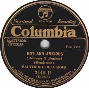 Baltimore Bell Hops - Hot And Anxious / Comin' And Going