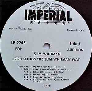 Slim Whitman - Irish Songs The Slim Whitman Way