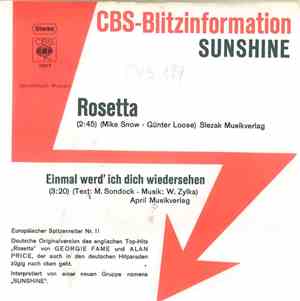 Sunshine  - Rosetta