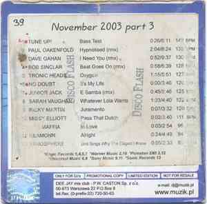 Various - DJ's Magazine Presents... World's Dance Music November 2003 Part  ...